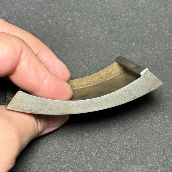 Vintage Alpaca Engraved Statue Of Liberty Silver Tone And Enamel Belt Buckle - Picture 7 of 11